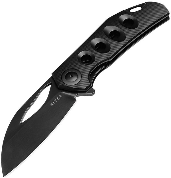 Kizer Cutlery Hawk Linerlock Black DLC M390