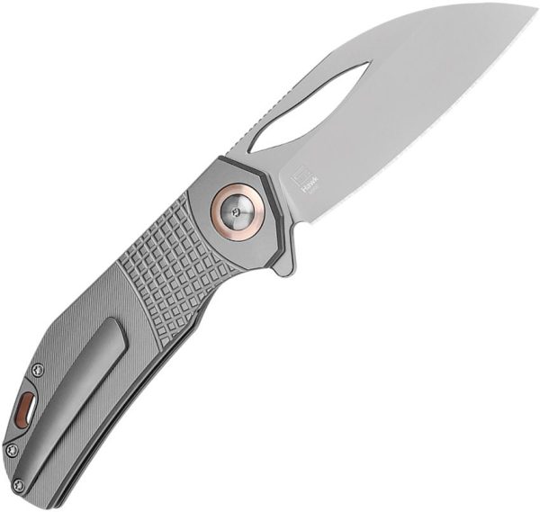 Kizer Cutlery Hawk Linerlock Gray Titanium S45VN