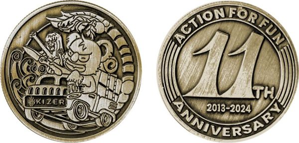 Kizer Cutlery 11th Anniversary Challenge Coin