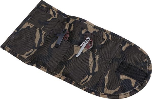 Kizer Cutlery Camo Nylon Knife Roll Storage Organizer