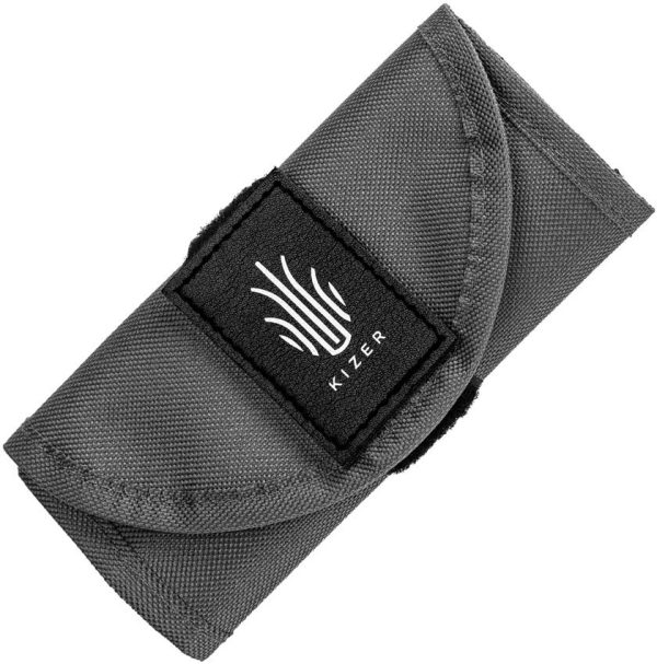 Kizer Cutlery Knife Roll Gray Nylon Eight Knife Organizer