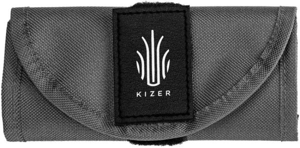 Kizer Knife Roll - 8 Knife Capacity Black & Gray