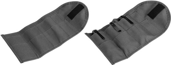 Kizer Knife Roll - 8 Knife Capacity Black & Gray