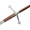 Kingston Arms Scottish Claymore Brown 5160 Steel Fixed Blade