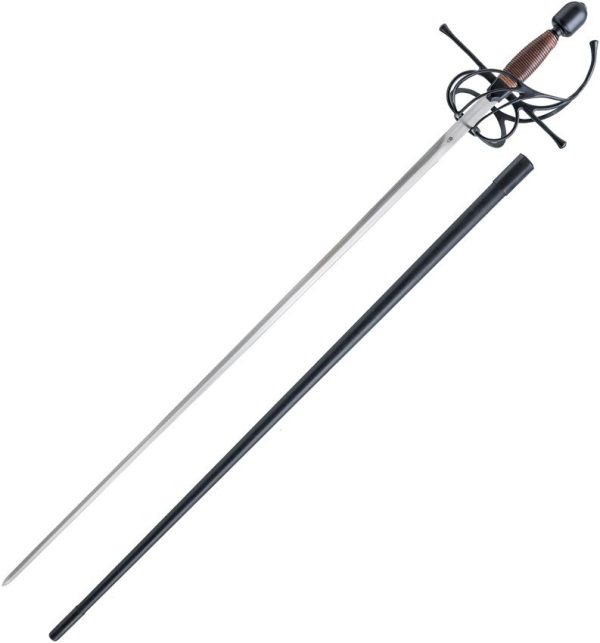 Kingston Arms Swept Hilt Rapier 37" High Carbon Stainless Sword