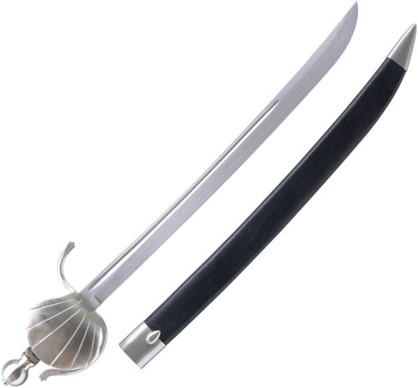 Kingston Arms Shell Guard Cutlass 1566 Steel Fixed Blade