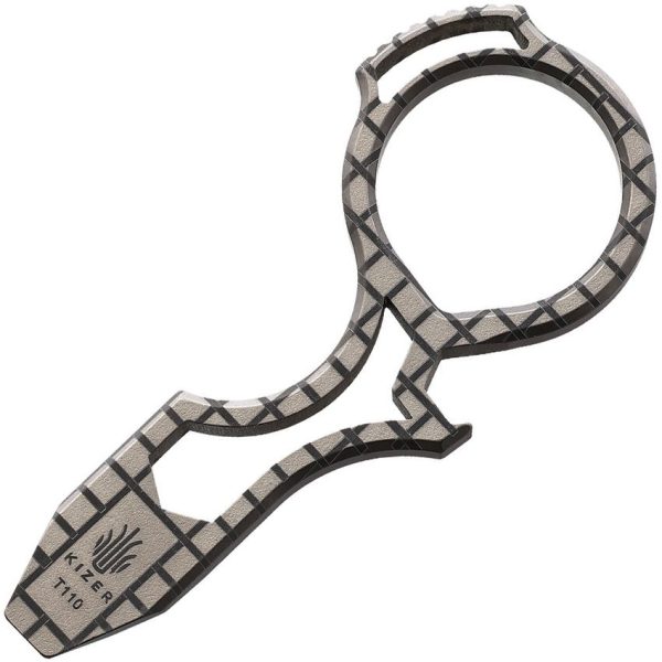 Kizer Cutlery JK Talon Pry Titanium Finger Ring