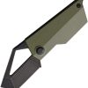 Kizer Cutlery CyberBlade OD Green M390 Linerlock Folding Knife
