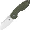Kizer Cutlery October Mini Green G10 154CM Linerlock