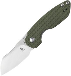 Kizer Cutlery October Mini Green G10 154CM Linerlock