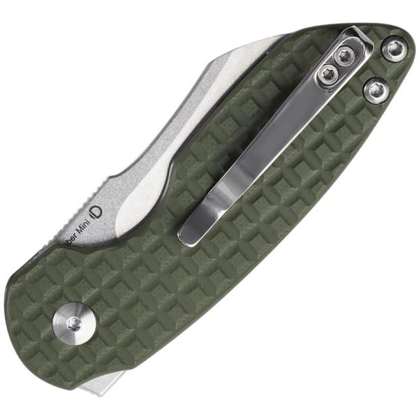 Kizer Cutlery October Mini Green G10 154CM Linerlock