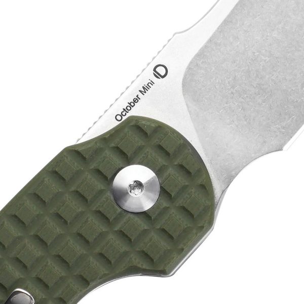 Kizer Cutlery October Mini Green G10 154CM Linerlock