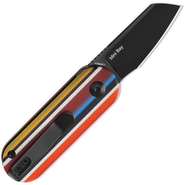 Kizer Mini Bay Folder 14C28N Black G10 Pocket Knife