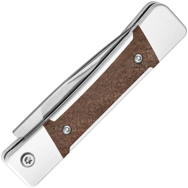 Kizer Little Grand Slip Joint Nitro V Wood Inlay