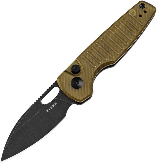 Kizer Parakeet Button Lock Nitro V Black PEI Handle
