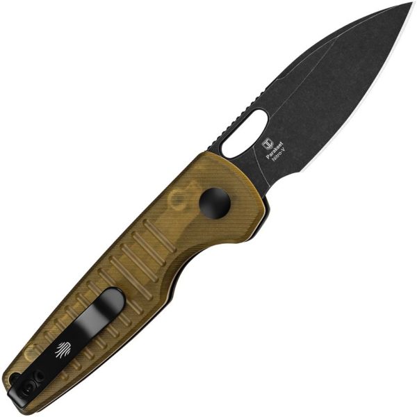 Kizer Parakeet Button Lock Nitro V Black PEI Handle