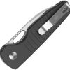 Kizer Parakeet Button Lock - Black Aluminum Handle