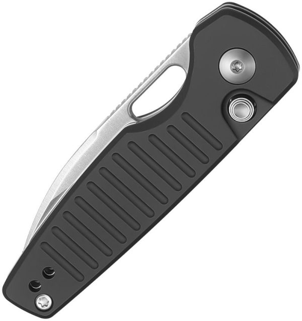 Kizer Parakeet Button Lock - Black Aluminum Handle