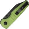 Kizer Parakeet Button Lock - Green Aluminum Handle
