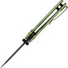 Kizer Parakeet Button Lock - Green Aluminum Handle