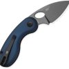 Kizer Cutlery Microbe Button Linerlock Folding Knife Blue