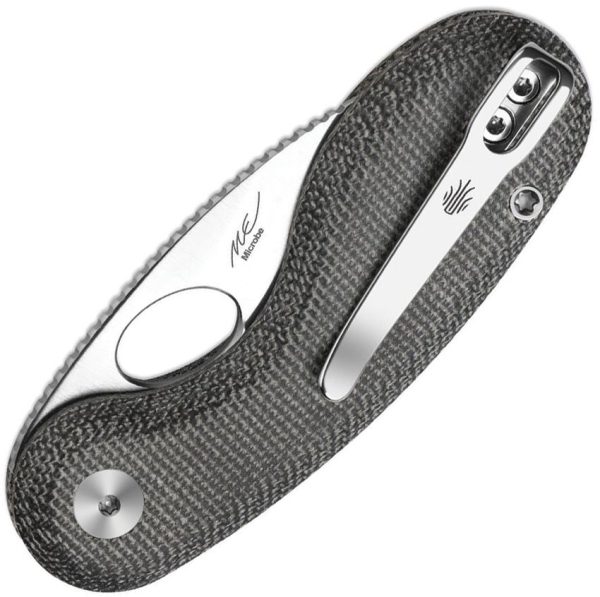 Kizer Cutlery KIV2742A2 Folding Knife with Satin Drop Point Blade