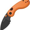 Kizer Microbe Button Linerlock - Orange Aluminum
