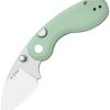 Kizer Microbe Button Linerlock - Green G10 Handle
