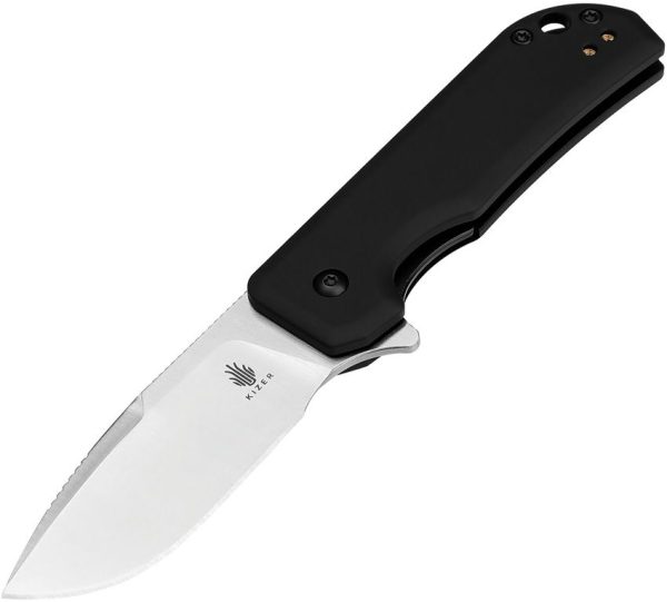 Kizer Cutlery Nice Guy Linerlock Black Aluminum