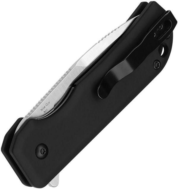 Kizer Cutlery Nice Guy Linerlock Black Aluminum