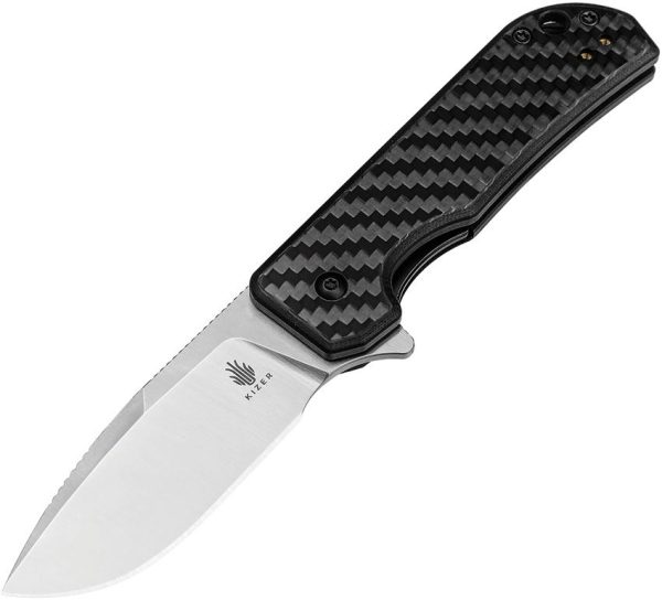 Kizer Cutlery Nice Guy Linerlock Carbon Fiber