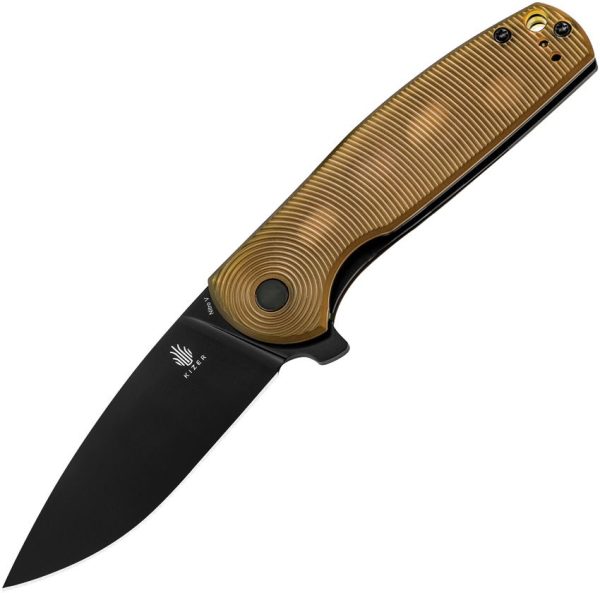 Kizer Cutlery Gemini Linerlock Black Nitro V