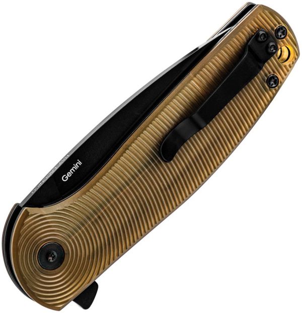 Kizer Cutlery Gemini Linerlock Black Nitro V