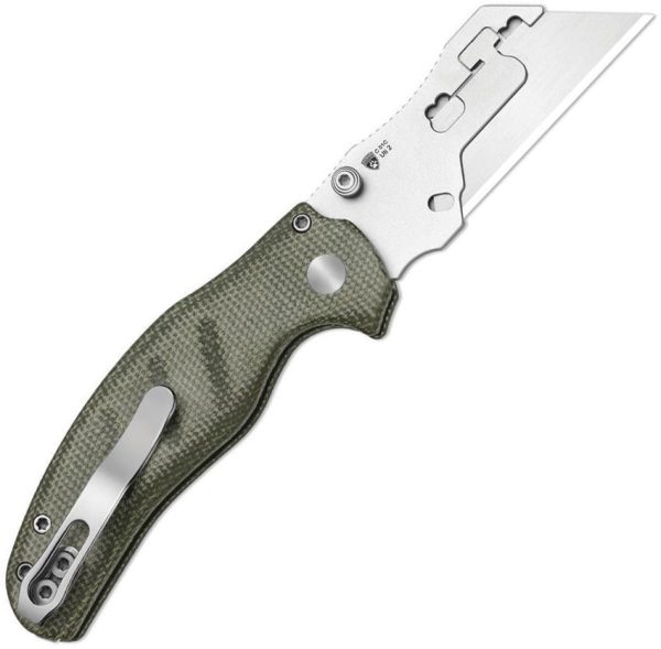 Kizer Cutlery C01C Utility Multi-Tool Green Micarta
