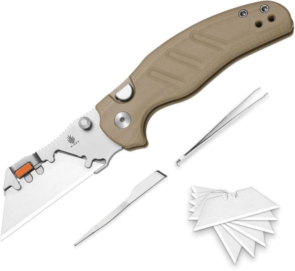 Kizer Cutlery C01C Utility Multi-Tool Tan G10