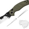 Kizer Cutlery C01C Uti 1 Button Lock Green G10