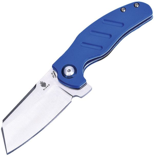 Kizer Cutlery Mini C01C Wharncliffe Linerlock Blue