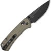 Kizer Cutlery T1 CD Nitro V Button Lock Green Micarta