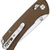 Kizer Cutlery T1 CD Nitro V Button Lock Brown G10