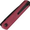 Kizer Feist Linerlock Red Micarta Folding Knife
