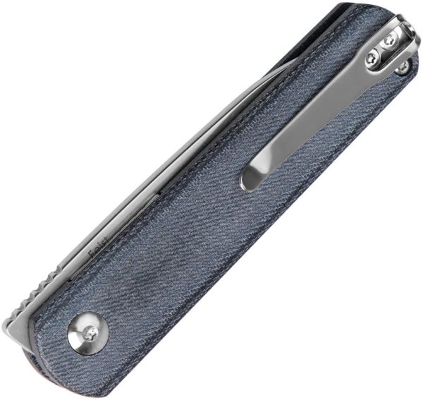 Kizer Feist Linerlock Denim Micarta Folding Knife