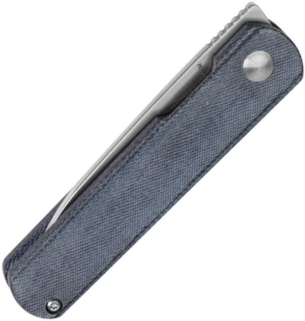 Kizer Feist Linerlock Denim Micarta Folding Knife