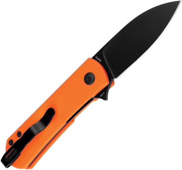 Kizer Yorkie Linerlock Orange G10 Nitro V