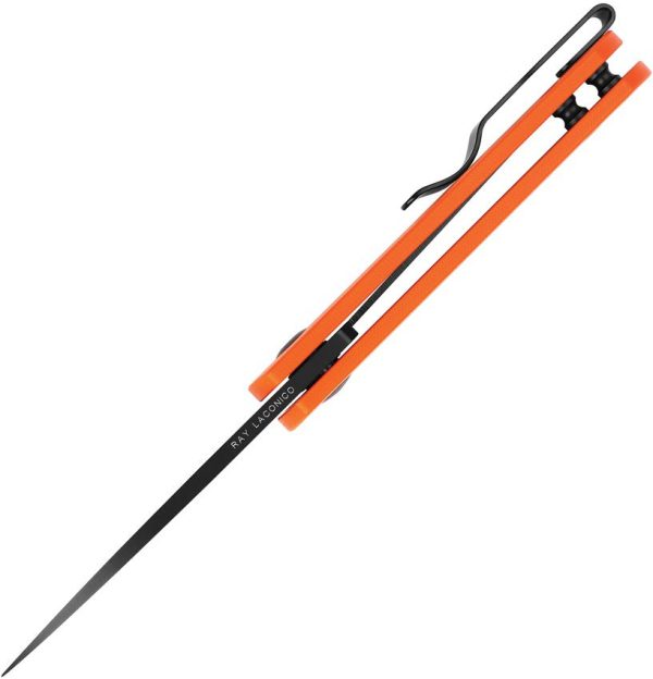 Kizer Yorkie Linerlock Orange G10 Nitro V