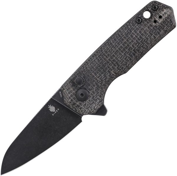 Kizer Lieb M Linerlock Black Micarta 154CM