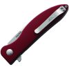 Kizer Cutlery Sway Back Button Lock Red Micarta