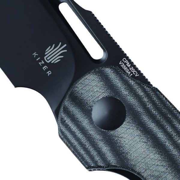Kizer Cutlery October Linerlock CPM-20CV Black