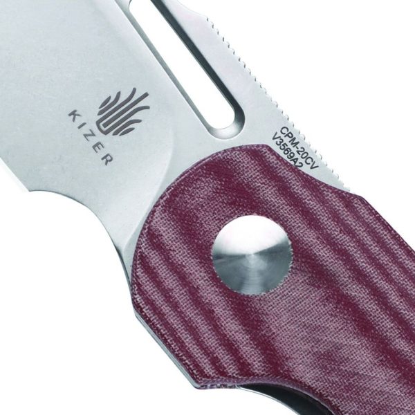 Kizer Cutlery October Linerlock CPM-20CV Red