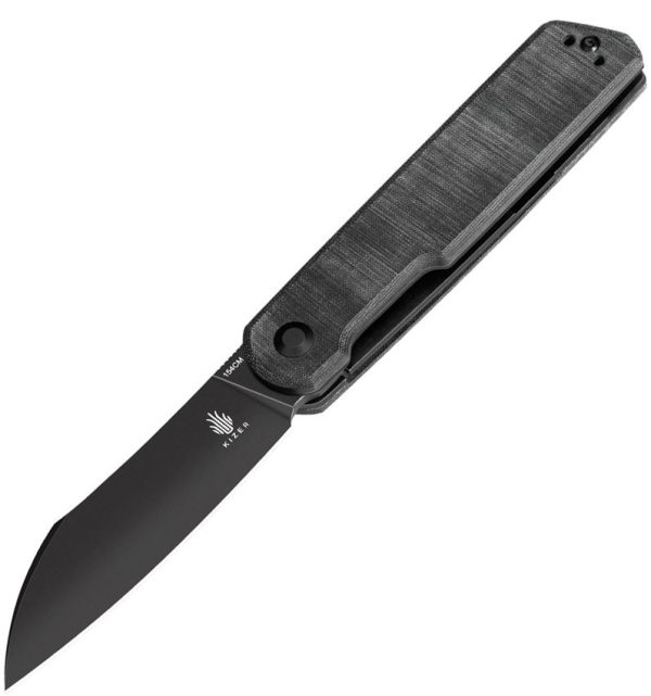 Kizer Cutlery Klipper Linerlock Black Micarta