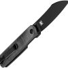 Kizer Cutlery Klipper Linerlock Black Micarta